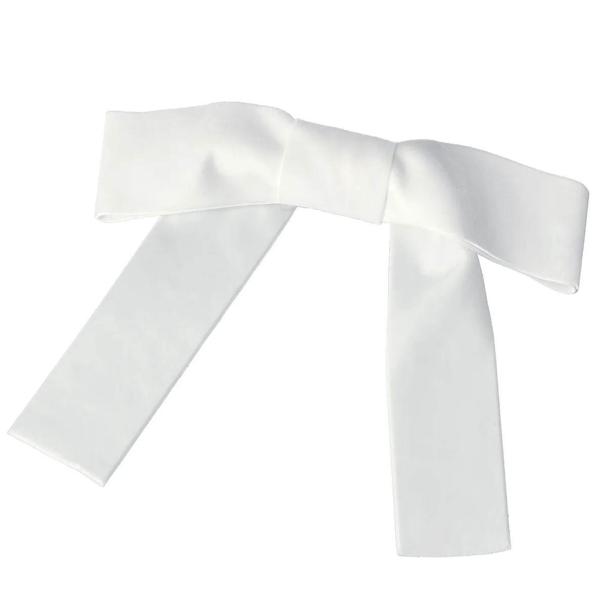 ホワイト ベロアリボン 販売 髪飾り hanbai-211