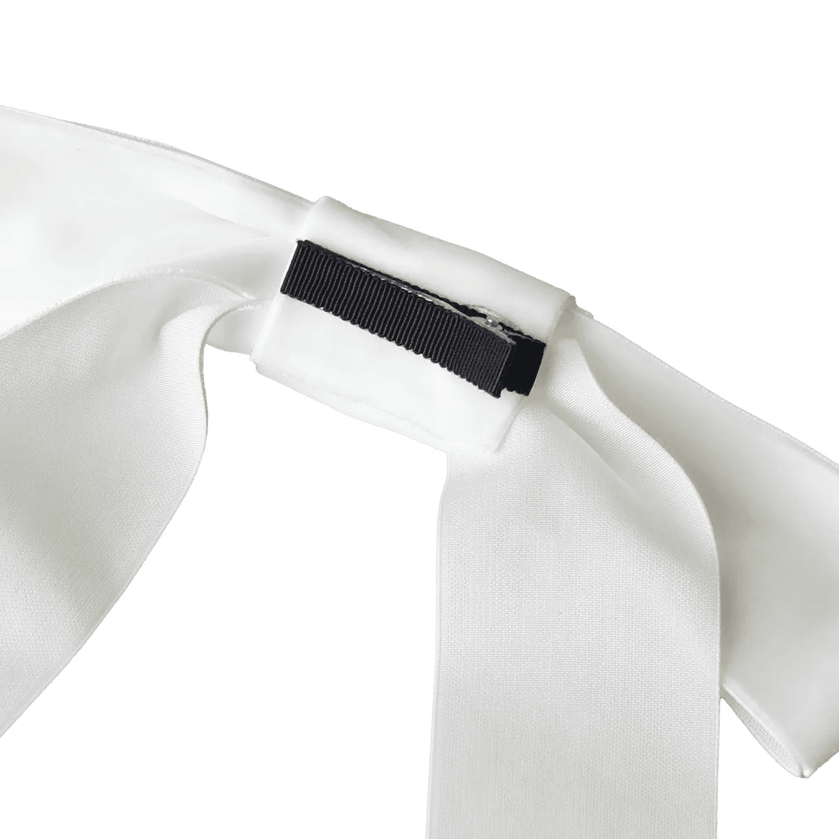 ホワイト ベロアリボン 販売 髪飾り hanbai-211