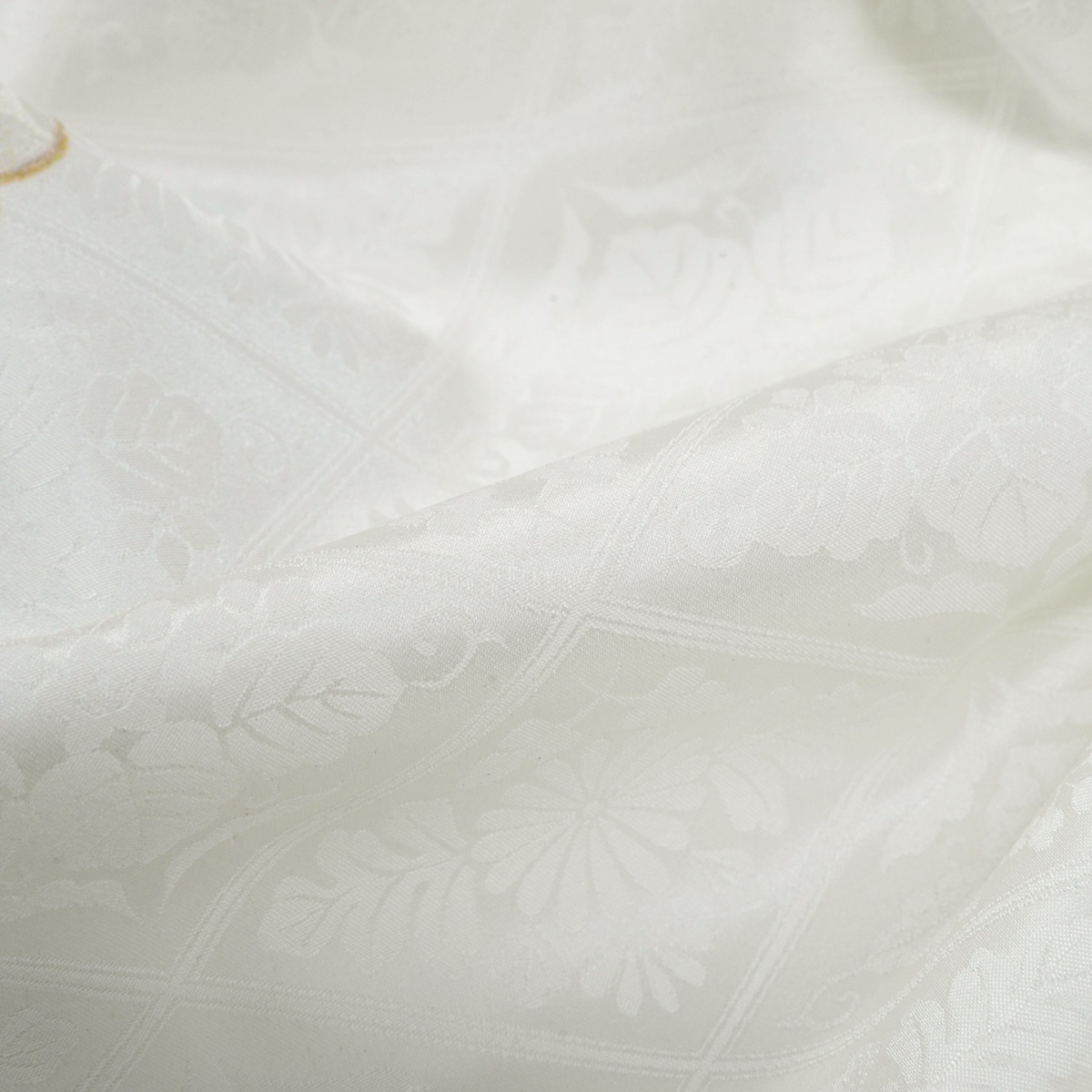  白　大桜に椿 R2099 レンタル 振袖袴 R2075