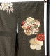九重 クリーム×焦げ茶　捻じれ梅に鼓 レンタル 振袖袴 R2223