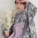 Kami Shibai 【SALE】 グレー　薔薇にストライプ レンタル 大学生袴 G976
