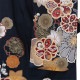  【SALE】 【友禅】紺　梅に楓と手毬 R2190 レンタル 振袖袴 R2009