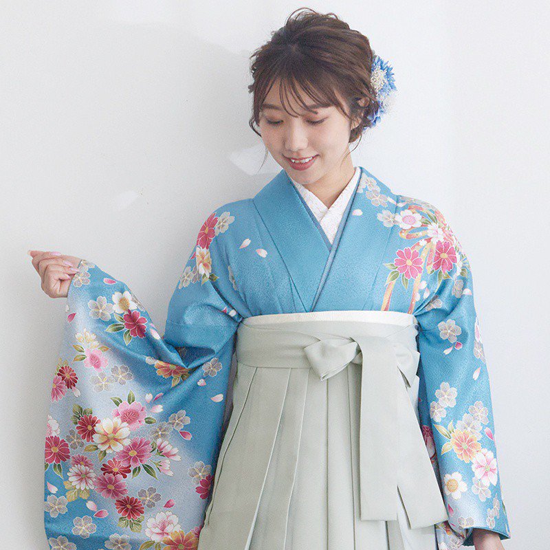  菊 刺繍 グレードアップ 半衿 rental124