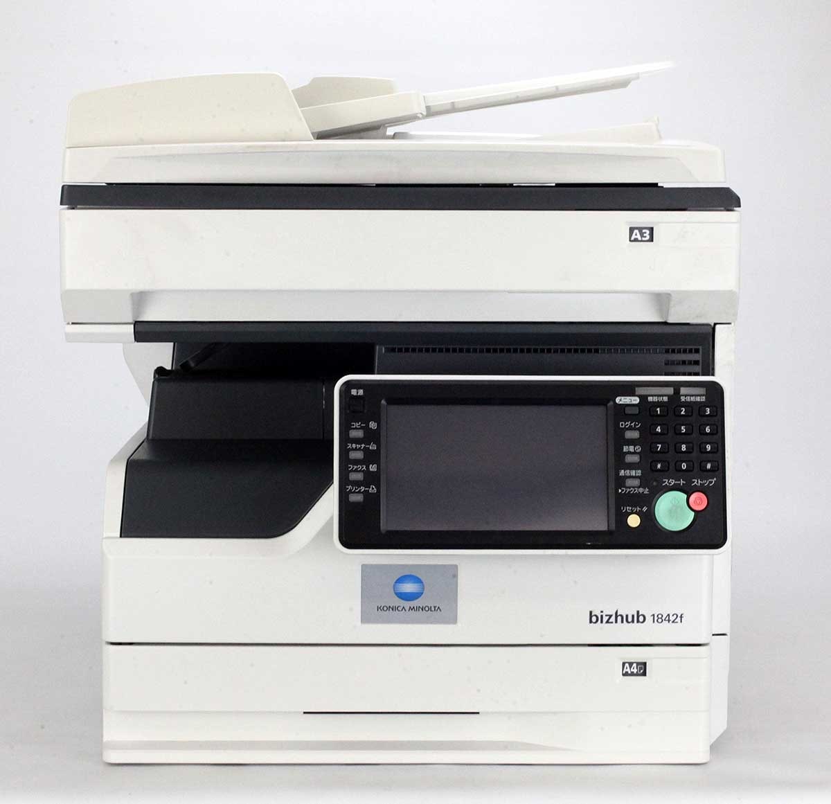 コニカミノルタ モノクロコピー機（複合機）bizhub 1842f （2段用紙