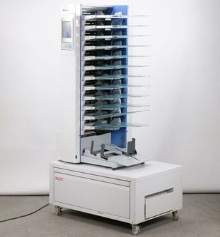 【オーバーホール済】ホリゾン Horizon 丁合機 コレーター 12段 QC-S1200 + 綴じ機 ステープラ PS-P610 【中古】S2510-5143