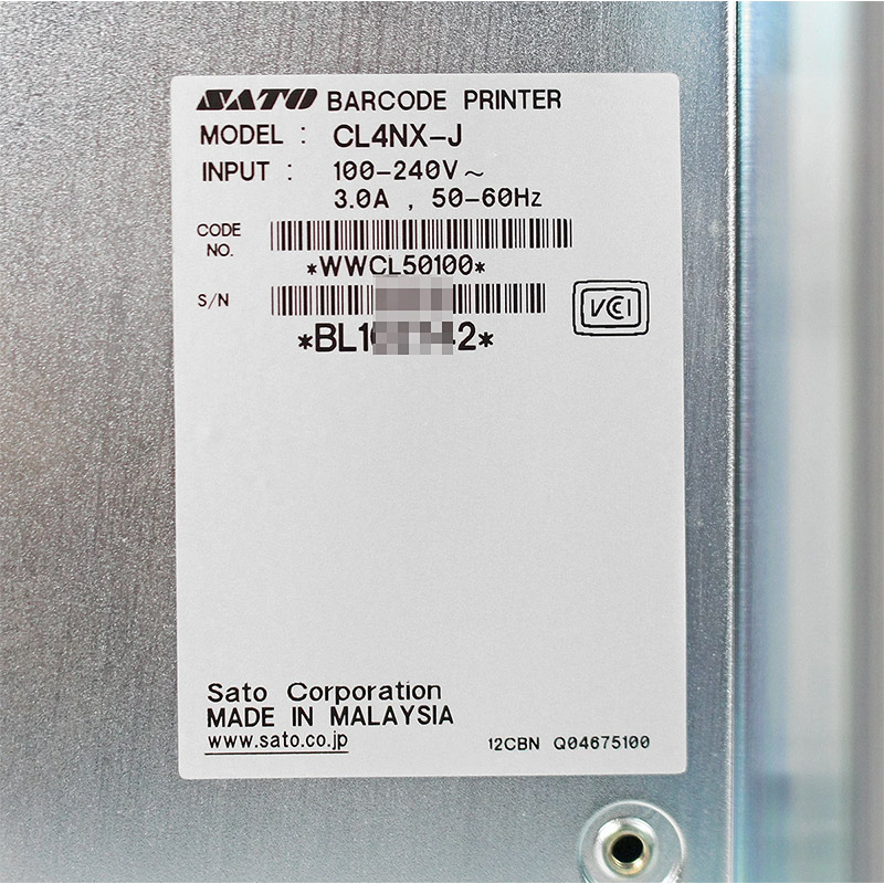 ������̵����SATO ���ȡ� �������ȥ��˥��� CL4NX-J 12 ��Ǯ��Ǯž���������� ���å����� ư���ǧ�� ��٥�ץ�� �������ݾڡ���šۡ�305dpi��