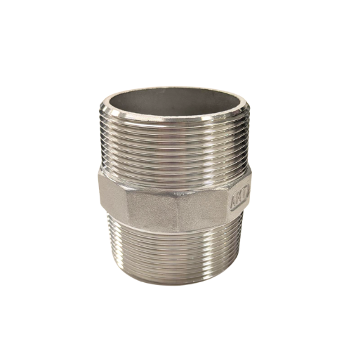 ステンレス10角ニップル50A　SUS10STN