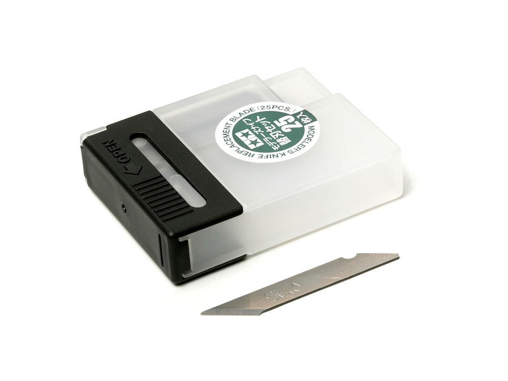 タミヤ　モデラーズナイフ替刃25枚セット【74075】