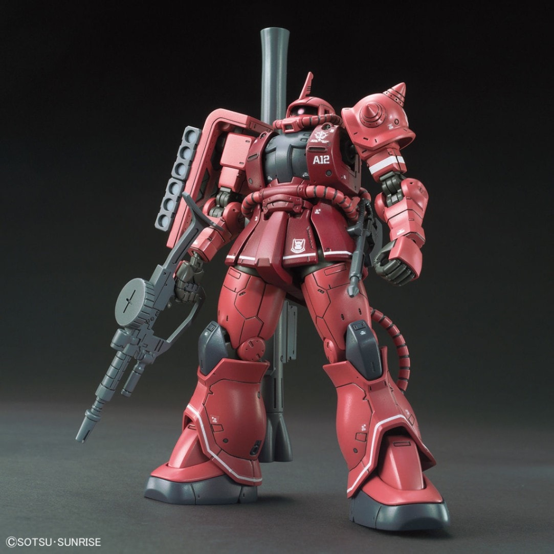 BANDAI SPRITS 機動戦士ガンダム THE ORIGIN HG 1/144 シャア専用ザクII 赤い彗星Ver.