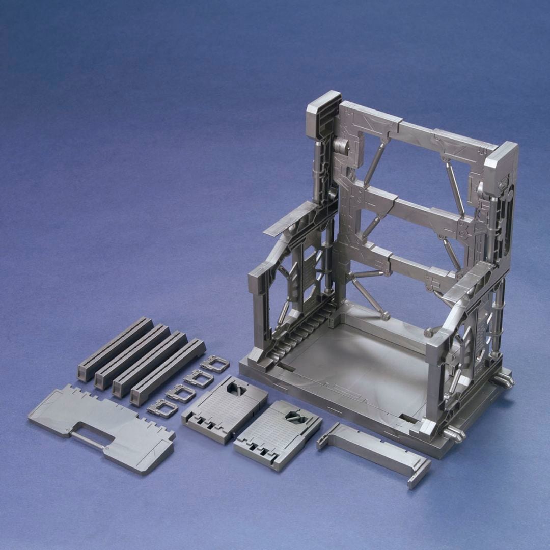 BANDAI SPRITS  バンダイプラモデル ビルダーズパーツ システムベース001(ガンメタ)