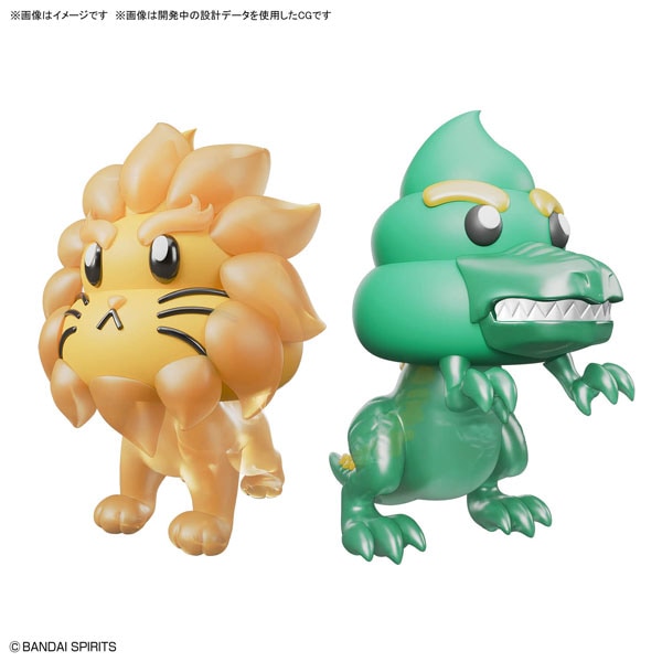 BANDAI SPIRITS クレイモデルキット あにまるうんちセット2 ティラノサウルス&ライオン