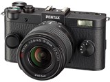 PENTAX Q-S1 ズームレンズキット [ブラック×チャコールブラック] 約1240万画素で1/1.7型の裏面照射型CMOSセンサーを搭載した小型一眼カメラ