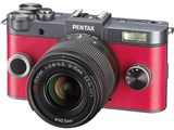 PENTAX Q-S1 ズームレンズキット [ガンメタル×カーマインレッド] 約1240万画素で1/1.7型の裏面照射型CMOSセンサーを搭載した小型一眼カメラ