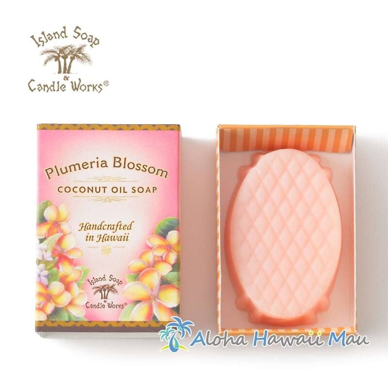 ココナッツソープ プルメリアブロッサムの香り 50g Island Soap＆Candle Works アイランドソープ＆キャンドルワークス