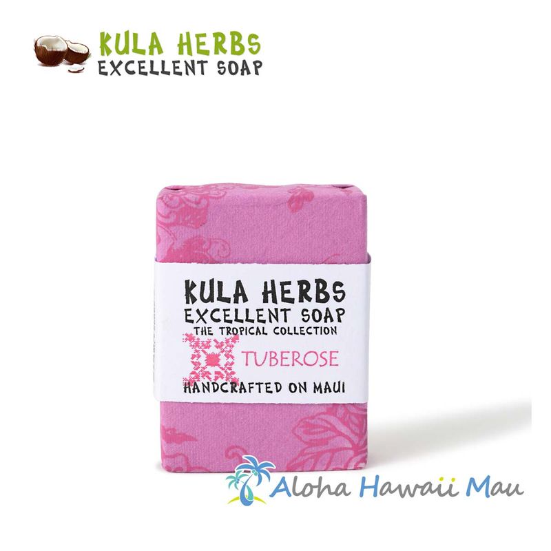 ハワイアン ソープ Kula Herbs クラハーブス エクセレントソープ 28ｇ チューベローズの香り