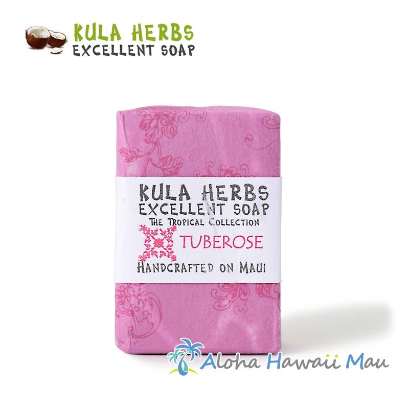 ハワイアン ソープ Kula Herbs クラハーブス エクセレントソープ 110ｇ チューベローズの香り