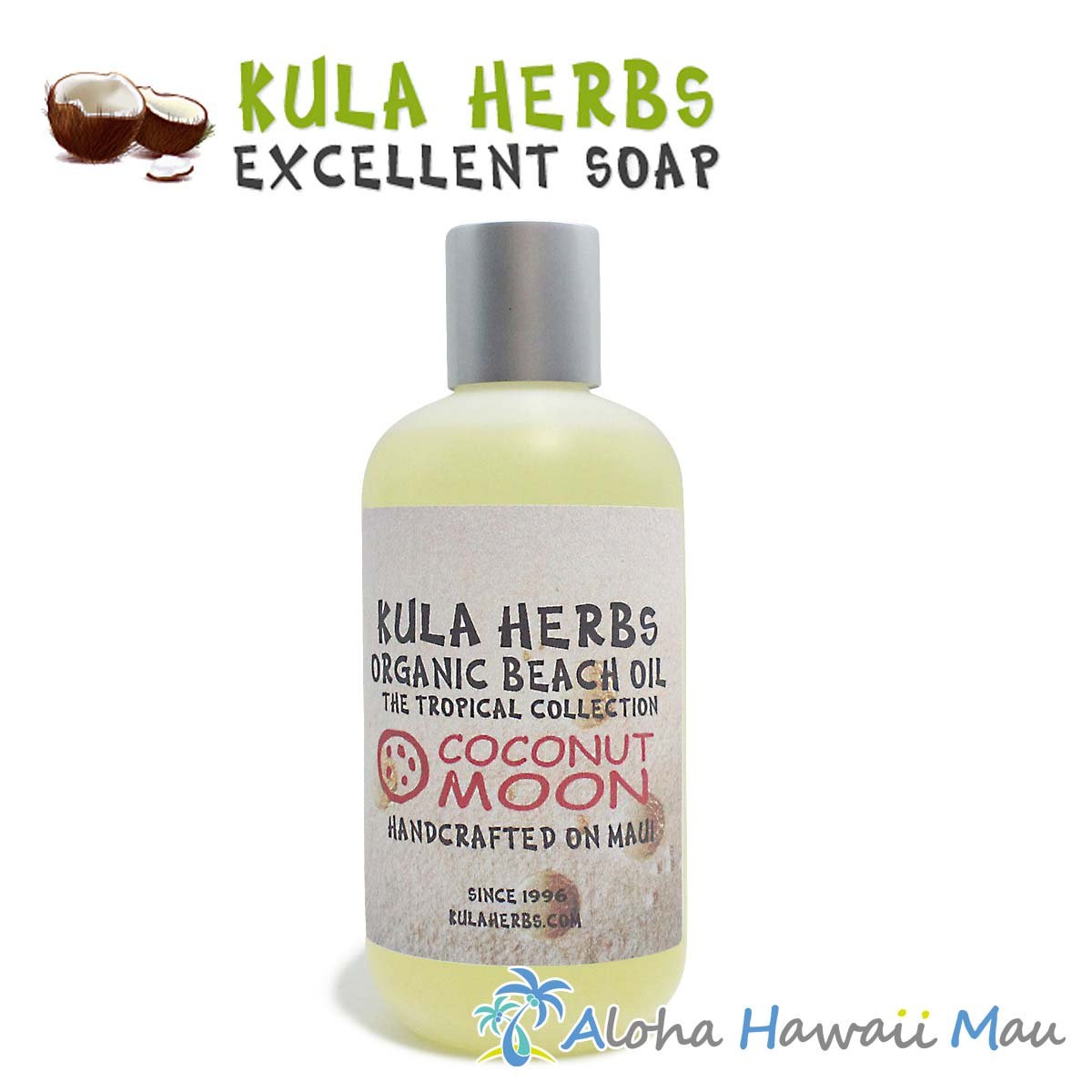 Kula Herbs クラハーブス オーガニックビーチオイル ボディオイル ココナッツムーンの香り 212ml