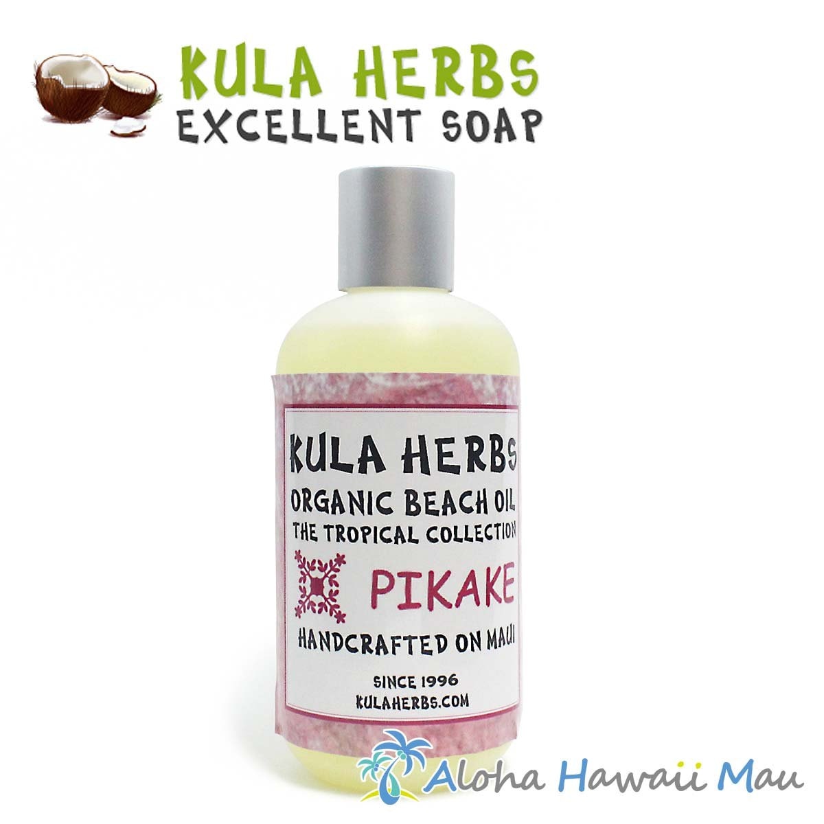 Kula Herbs クラハーブス オーガニックビーチオイル ボディオイル ピカケの香り 8oz