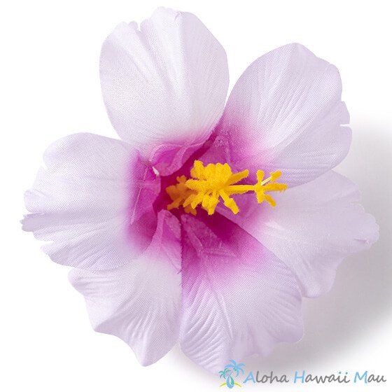 ハイビスカスヘアクリップ パープル