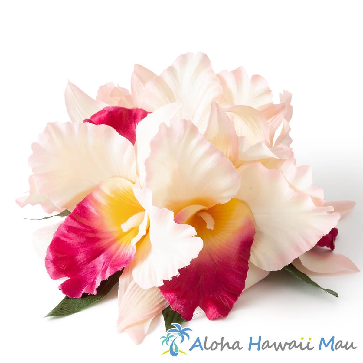 フラダンス 髪飾り ラージ カトレア オーキッド XL ピンク