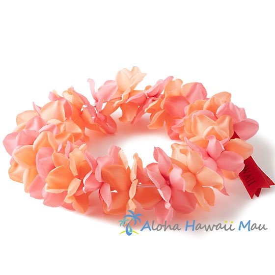 フラダンス ヘッドバンド（ポォ）プルメリアプナ ピーチピンク