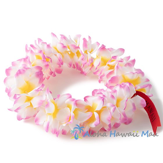 フラダンス ヘッドバンド（ポォ）プルメリアプナ ピンクイエロー