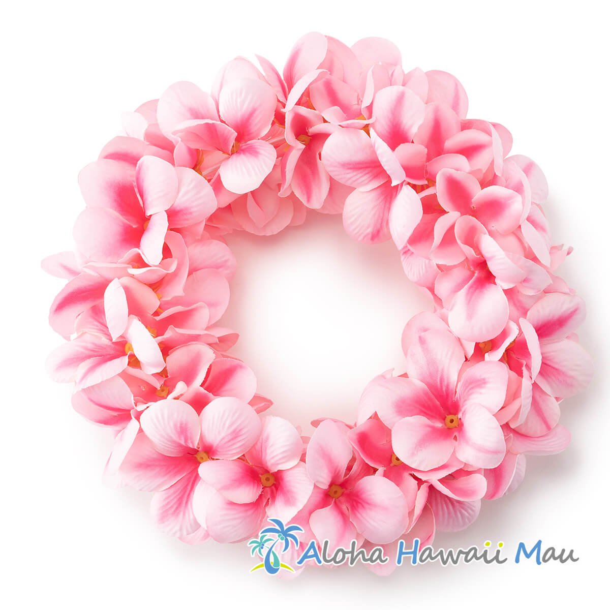 フラダンス ヘッドバンド アロハ プルメリア ダブル ヘッドバンド ピンク