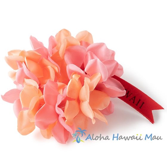 フラダンス ブレスレット プルメリアプナ ピーチピンク