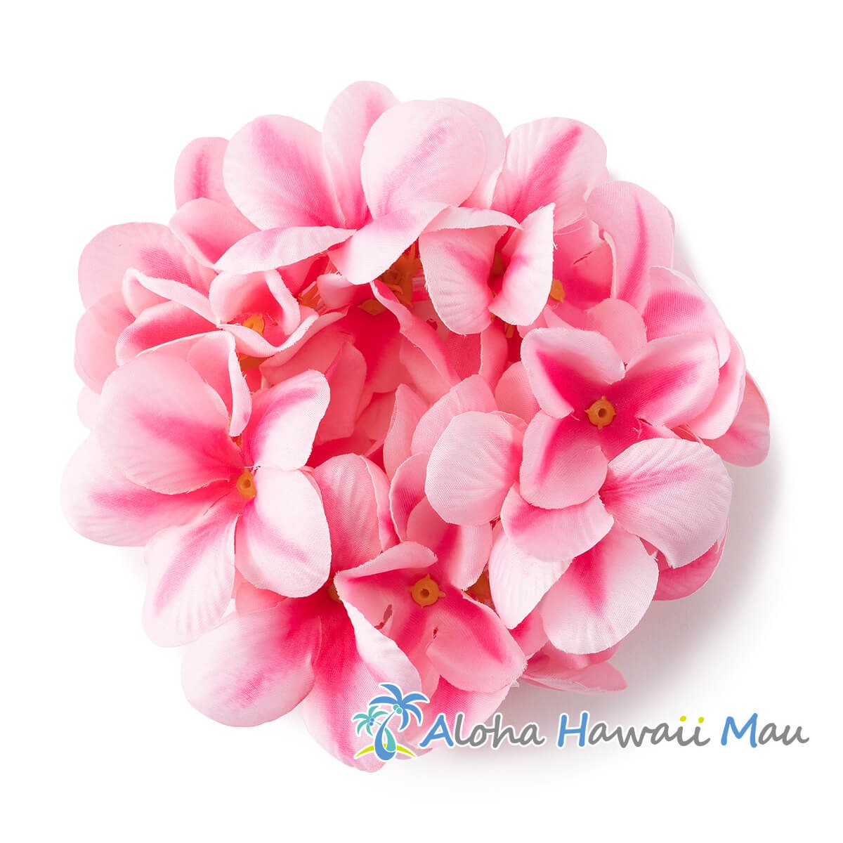 フラダンス ブレスレット アロハ プルメリア ダブル ブレスレット ピンク