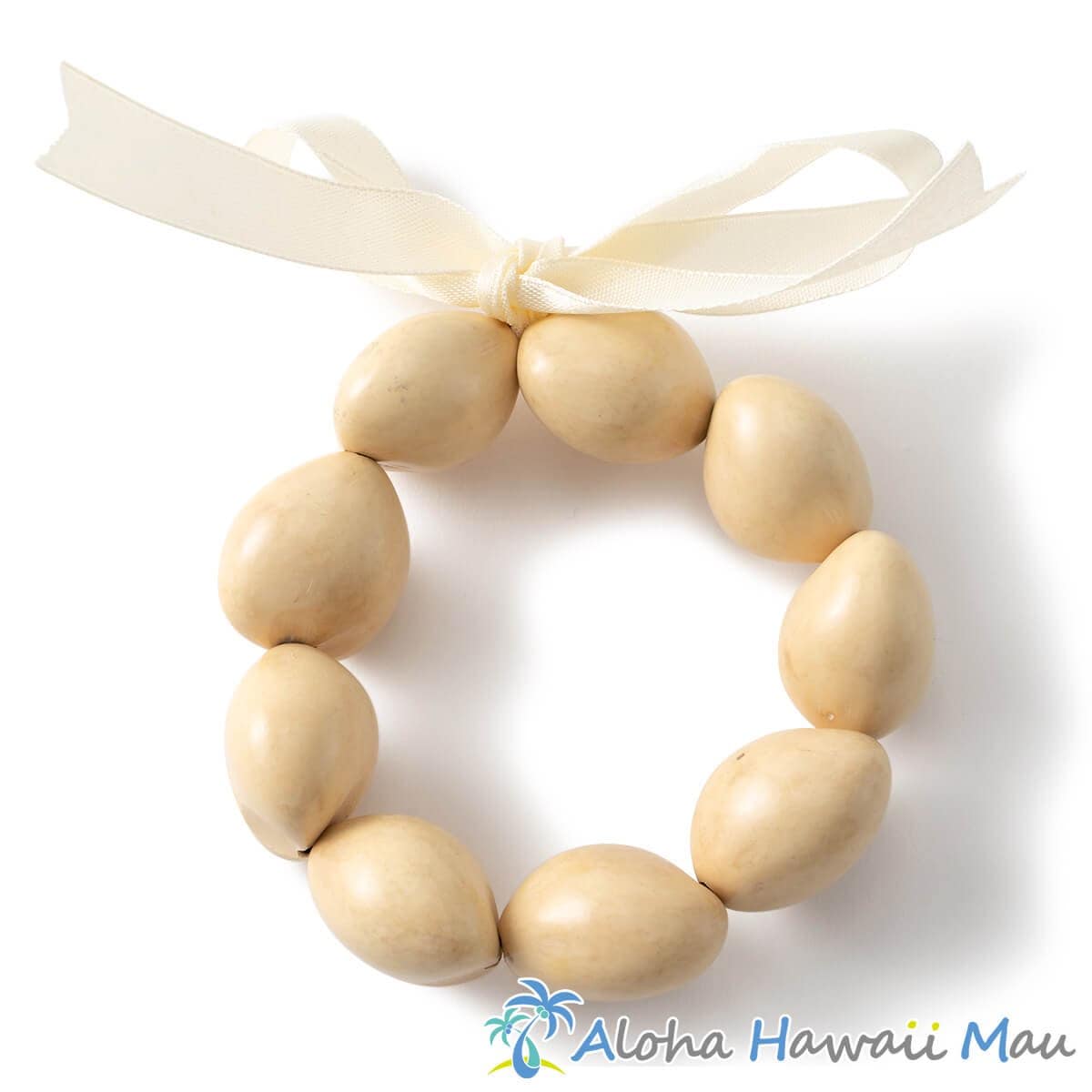 フラダンス ブレスレット ククイ ブレスレット ナチュラル