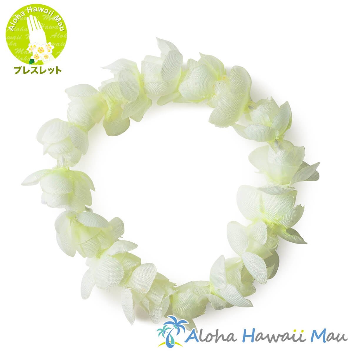 ピカケ ブレスレット シングル ライトグリーン フラ クウペエ アンクレット