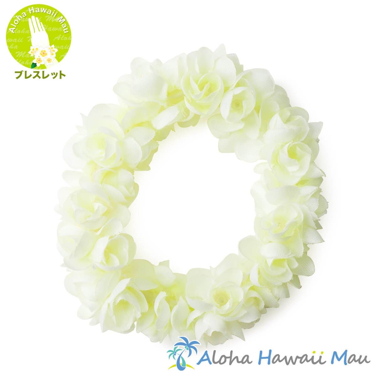 ダブルピカケ ブレスレット ライトグリーン フラ クウペエ アンクレット
