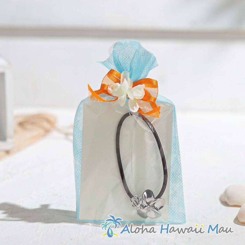 プルメホヌリリ ヘアゴム 2カラー ハワイアン ヘアアクセサリー〈チャーム付リボンラッピング〉ハワイアン ギフト ラッピング