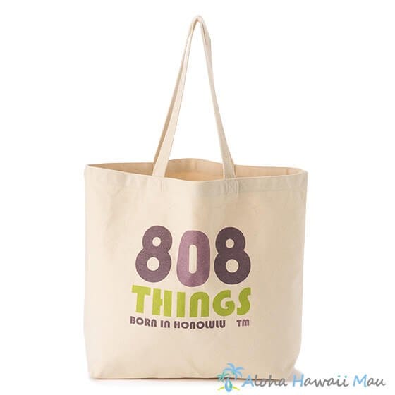 808THINGS トートバッグ ライム