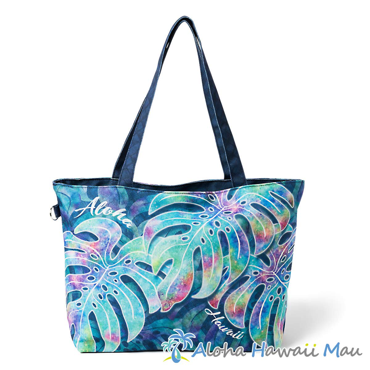 ハワイアン トートバッグ Mサイズ アロハ ハワイ モンステラ柄 KC Hawaii ケーシーハワイ
