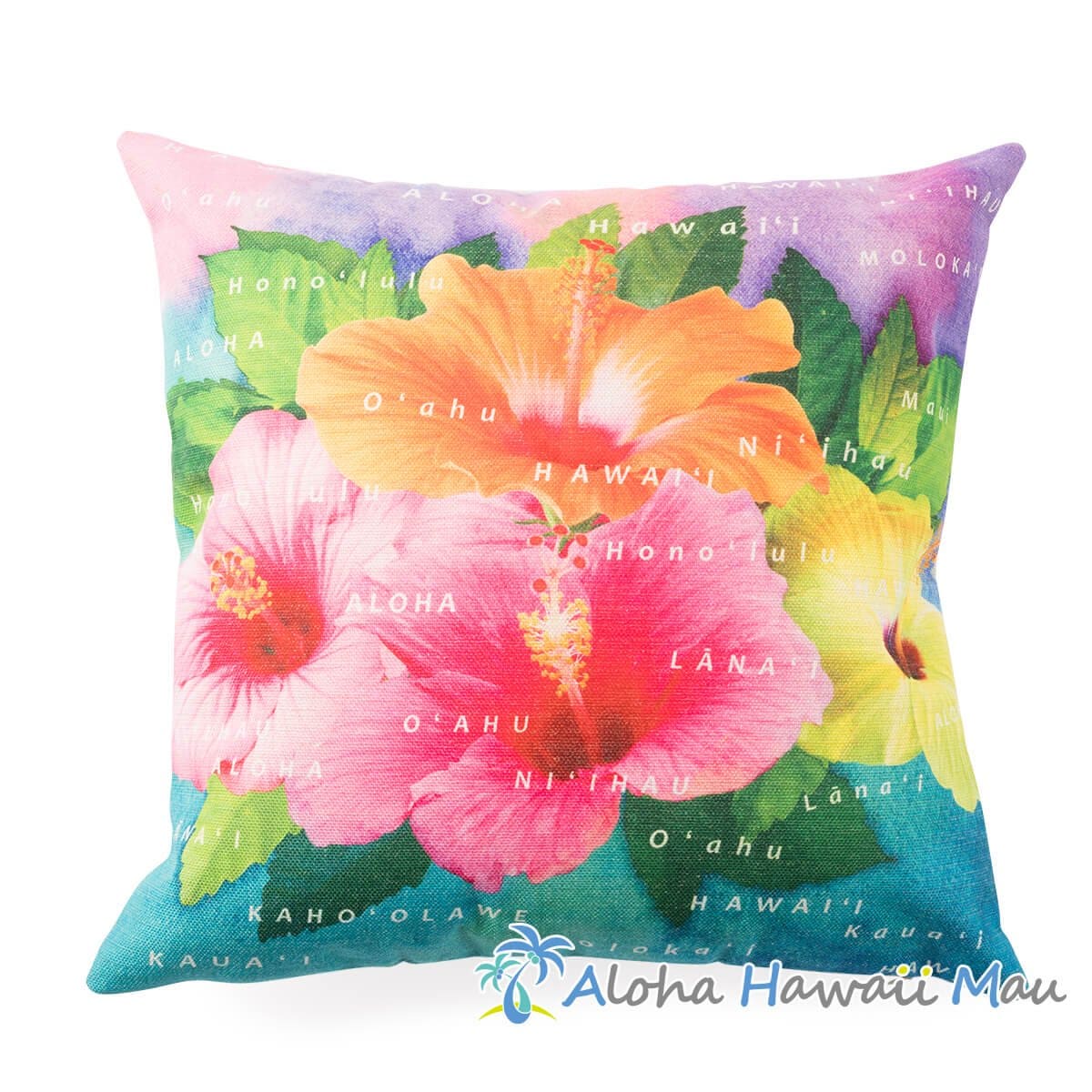 ハワイアン クッションカバー ハイビスカス柄 | アクセサリー・雑貨