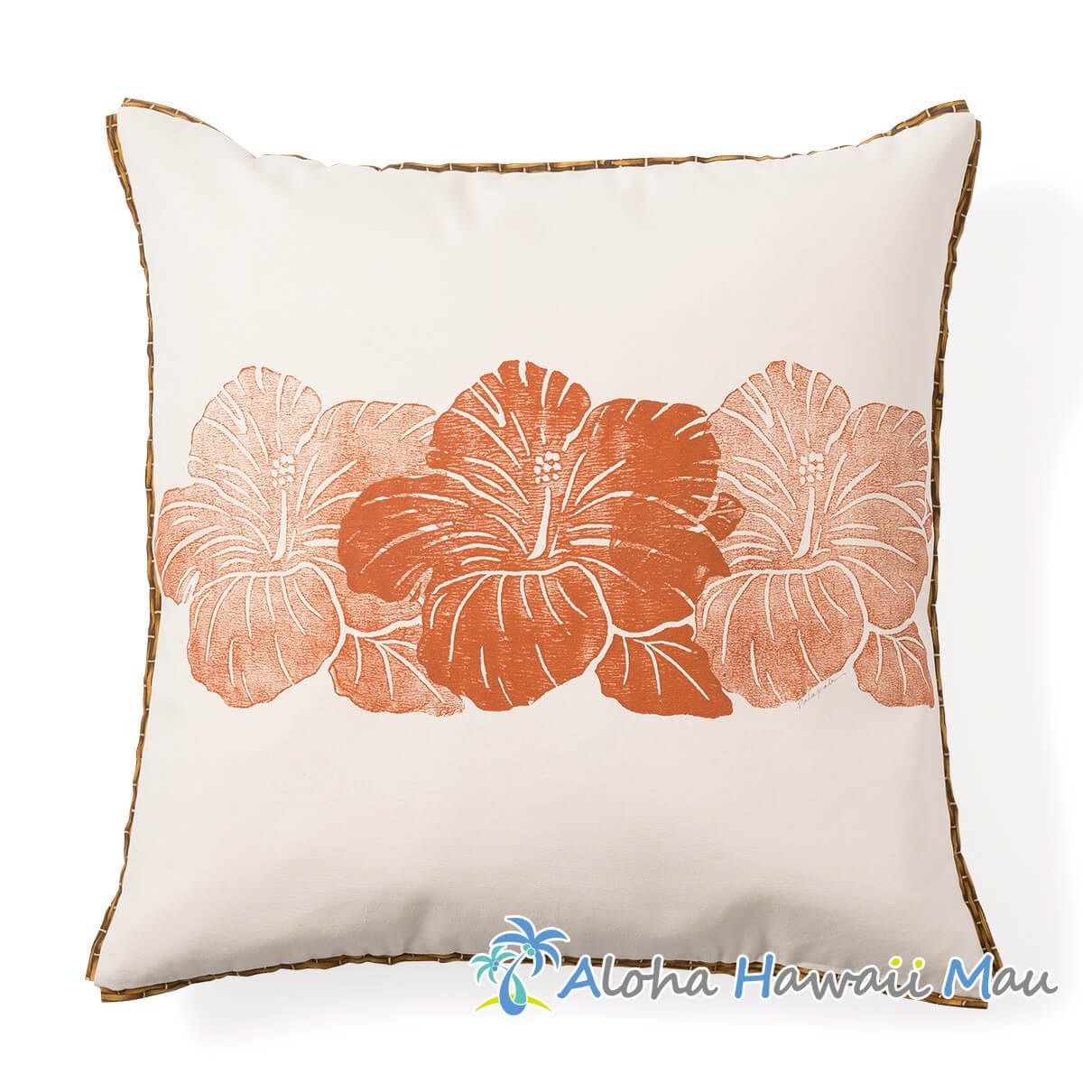 Palapala Designs クッションカバ－Hibiscus ハイビスカス柄