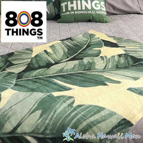 808THINGS  ハーフブランケット バナナリーフ イエロー