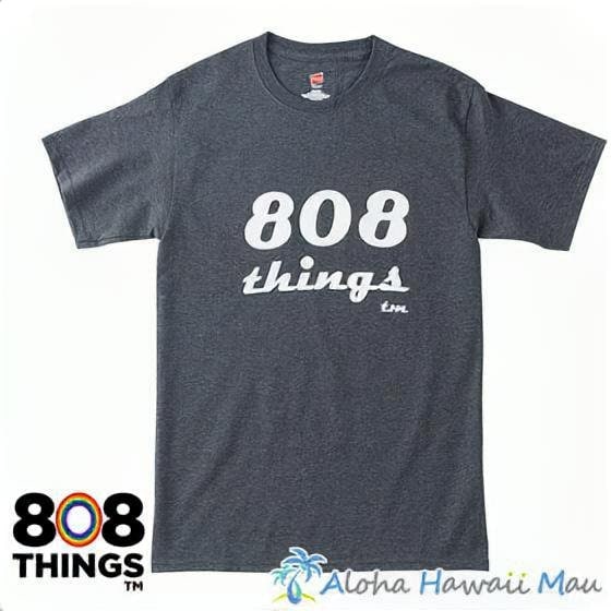 808THINGS  Tシャツ メンズ 半袖 ダークグレー