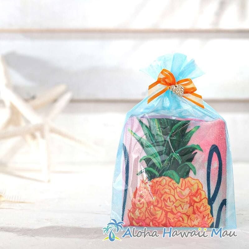 ハワイアン ハンドタオル ローレンロス タオルハンカチ 3デザイン〈チャーム付リボンラッピング〉ハワイアン ギフト ラッピング
