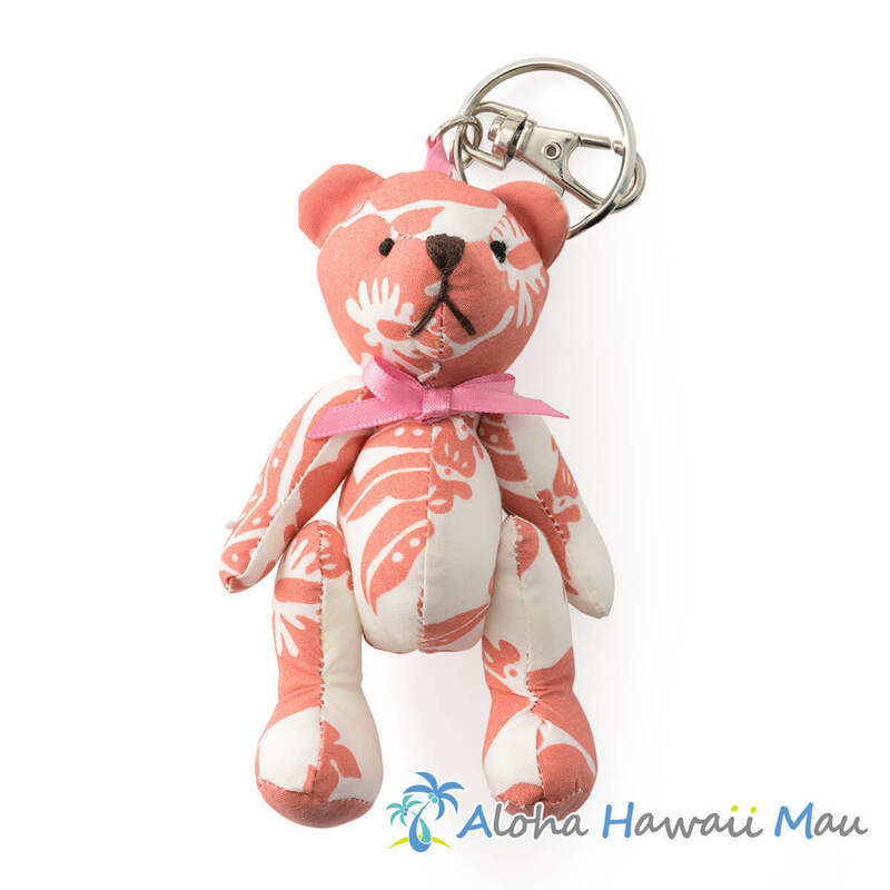 ハワイアン ベア キーホルダー フラ ベア ピンク ロイヤルハワイアン
