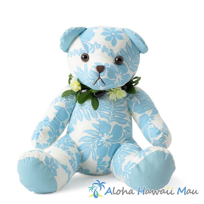 水色labubu ハワイアンデザイン38cmぬいぐるみ 大人気 ラブブ LABUBU 可愛い うさぎ 海外輸入 ぬいぐるみ
