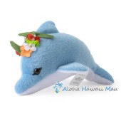 ハワイ ぬいぐるみ ドルフィン イルカ ブルー