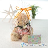 ハワイアン ベア ぬいぐるみ ムームーテディベア Sサイズ〈メッセージ