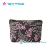 Happy Wahine ハッピーワヒネ ポーチSサイズ ファーン ブラウン