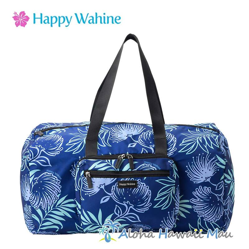 Happy Wahine ハッピーワヒネ ダッフルバッグ レフア ブルー