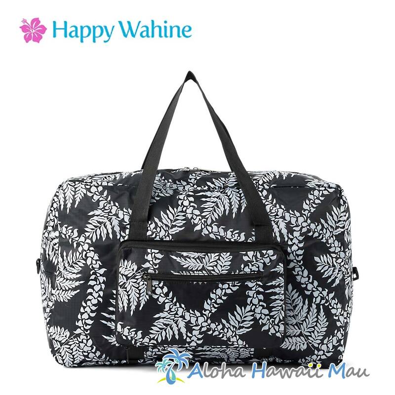Happy Wahine ハッピーワヒネ ダッフルバッグ ファーンレイ ブラック