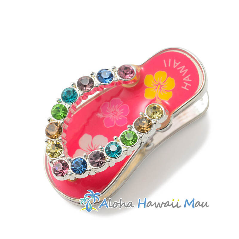 ハワイアン　ビーチサンダル　トロピカル　K14 ネックレス　赤　花　ゾウリ ハワイアン ビーチサンダル トロピカル K14 ネックレス 赤 花 ゾウリ