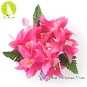 フラダンス ブレスレット バンダオーキッド ダブル ブレスレット ローズピンク クウペエ アンクレット