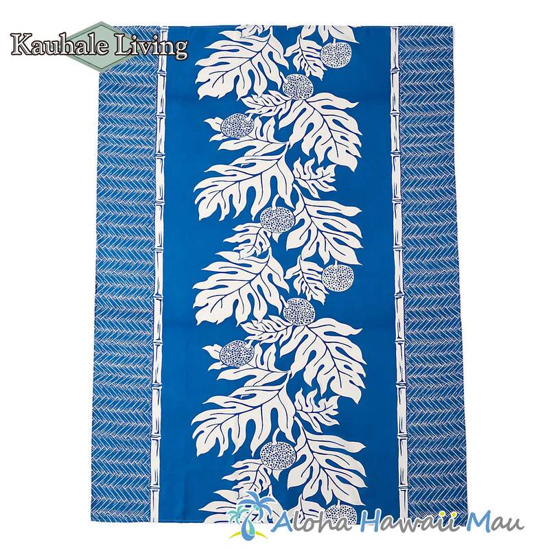 ハワイアンテーブルクロス ウル柄 ネイビー Kauhale Living カウハレ リビング